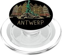 Souvenir di viaggio di Anversa, Belgio, storico monumento della città PopSockets PopGrip per MagSafe