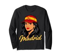 Souvenir di Viaggio di Madrid Spagna Maglia a Manica