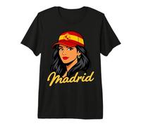 Souvenir di Viaggio di Madrid Spagna Maglietta Premium