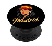 Souvenir di viaggio di Madrid Spagna PopSockets PopGrip Adesivo