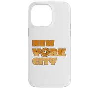 Souvenir di viaggio gastronomico del bagel di stile di New York City Custodia per iPhone 14 Pro Max