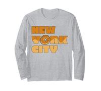Souvenir di viaggio gastronomico del bagel di stile di New York City Maglia a Manica