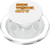 Souvenir di viaggio gastronomico del bagel di stile di New York City PopSockets PopGrip per MagSafe