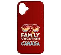Souvenir di viaggio in Canada per le vacanze in famiglia all'isola di Vancouver Custodia per iPhone 16 Plus