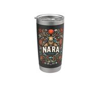 Souvenir di viaggio in Giappone, Nara Deer Park Spirit Heritage Bicchiere termico in acciaio inox doppia parete