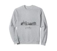 Souvenir di viaggio negli Stati Uniti Skyline di New York di Brooklyn Felpa