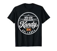 Souvenir di Viaggio retrò con Scritta Kandy Sri Lanka Maglietta