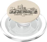 Souvenir di viaggio vintage retrò del Corpus Christi Texas PopSockets PopGrip per MagSafe