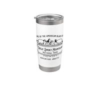 Souvenir escursionistico del Parco nazionale delle Great Smoky Mountains USA Bicchiere termico in acciaio inox doppia parete