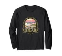 Souvenir Escursionistico delle Everglades National Park Florida FL Wetlands Maglia a Manica