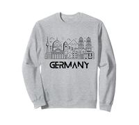 Souvenir Germania Skyline della città Deutschland Uomini Donne Bambino Regalo Felpa