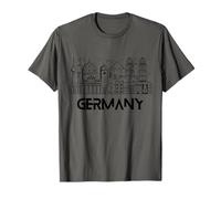 Souvenir Germania Skyline della città Deutschland Uomini Donne Bambino Regalo Maglietta