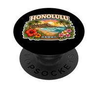 Souvenir Honolulu Hawaii Città Stato Capitale Memorabilia PopSockets PopGrip Adesivo