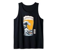 Souvenir in Schiuma Kanji in Schiuma Great Wave off Kanagawa Beer Lover Canotta