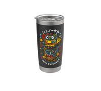 Souvenir Kanji della barriera corallina giapponese Shisa Snorkeling di Okinawa Bicchiere termico in acciaio inox doppia parete