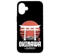 Souvenir Kanji giapponese retrò di Okinawa Giappone Torii Gate Custodia per iPhone 16 Plus