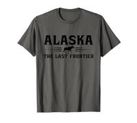 Souvenir per Le Vacanze in Alaska The Last Frontier State Moose Adulto Maglietta