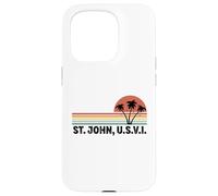 Souvenir per le vacanze nelle Isole Vergini Americane di St. John Husvi Custodia per iPhone 15 Pro