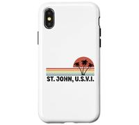 Souvenir per le vacanze nelle Isole Vergini Americane di St. John Husvi Custodia per iPhone X/XS