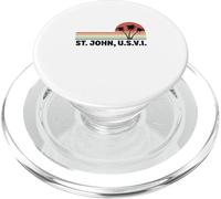 Souvenir per le vacanze nelle Isole Vergini Americane di St. John Husvi PopSockets PopGrip per MagSafe