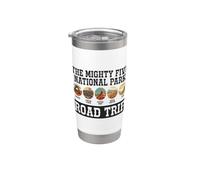 Souvenir per un viaggio in auto nei Mighty Five National Parks nello Utah Bicchiere termico in acciaio inox doppia parete