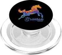 Souvenir per una vacanza a cavallo a Branson Missouri PopSockets PopGrip per MagSafe