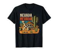 Souvenir retrò del Mojave di Las Vegas del Nevada di Tartaruga del Deserto Maglietta