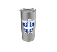 Souvenir retrò del Quebec Canada Souvenir/Quebec Bicchiere termico in acciaio inox doppia parete