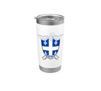 Souvenir retrò del Quebec Canada Souvenir/Quebec Bicchiere termico in acciaio inox doppia parete