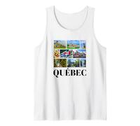 Souvenir retrò del Quebec Canada Souvenir/Quebec Canotta