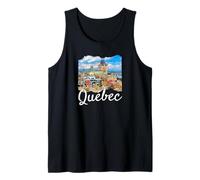Souvenir retrò del Quebec Canada Souvenir/Quebec Canotta