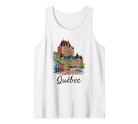 Souvenir retrò del Quebec Canada Souvenir/Quebec Canotta