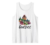 Souvenir retrò del Quebec Canada Souvenir/Quebec Canotta