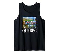 Souvenir retrò del Quebec Canada Souvenir/Quebec Canotta