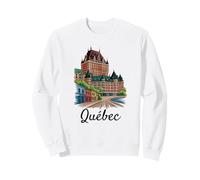 Souvenir retrò del Quebec Canada Souvenir/Quebec Felpa