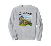 Souvenir retrò del Quebec Canada Souvenir/Quebec Felpa