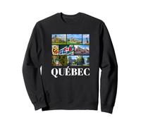 Souvenir retrò del Quebec Canada Souvenir/Quebec Felpa