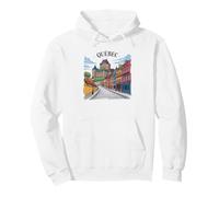 Souvenir retrò del Quebec Canada Souvenir/Quebec Felpa con Cappuccio