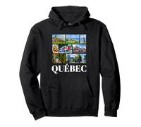 Souvenir retrò del Quebec Canada Souvenir/Quebec Felpa con Cappuccio