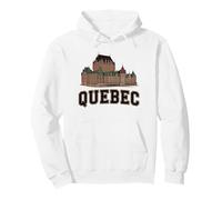 Souvenir retrò del Quebec Canada Souvenir/Quebec Felpa con Cappuccio