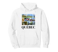 Souvenir retrò del Quebec Canada Souvenir/Quebec Felpa con Cappuccio