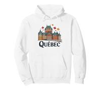 Souvenir retrò del Quebec Canada Souvenir/Quebec Felpa con Cappuccio