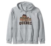 Souvenir retrò del Quebec Canada Souvenir/Quebec Felpa con Cappuccio