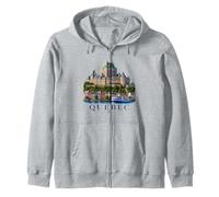 Souvenir retrò del Quebec Canada Souvenir/Quebec Felpa con Cappuccio