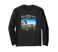Souvenir retrò del Quebec Canada Souvenir/Quebec Maglia a Manica