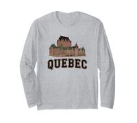 Souvenir retrò del Quebec Canada Souvenir/Quebec Maglia a Manica