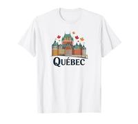 Souvenir retrò del Quebec Canada Souvenir/Quebec Maglietta