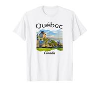 Souvenir retrò del Quebec Canada Souvenir/Quebec Maglietta
