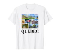 Souvenir retrò del Quebec Canada Souvenir/Quebec Maglietta