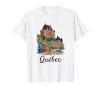 Souvenir retrò del Quebec Canada Souvenir/Quebec Maglietta